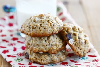 Соленое печенье с шоколадными чипсами