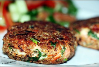 Биточки из форели.