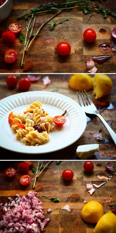 Весенний греческий салат с пастой - Шаг 2