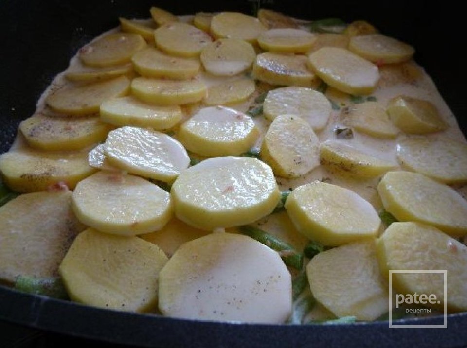 Картофель, запеченный с фасолью - Шаг 3