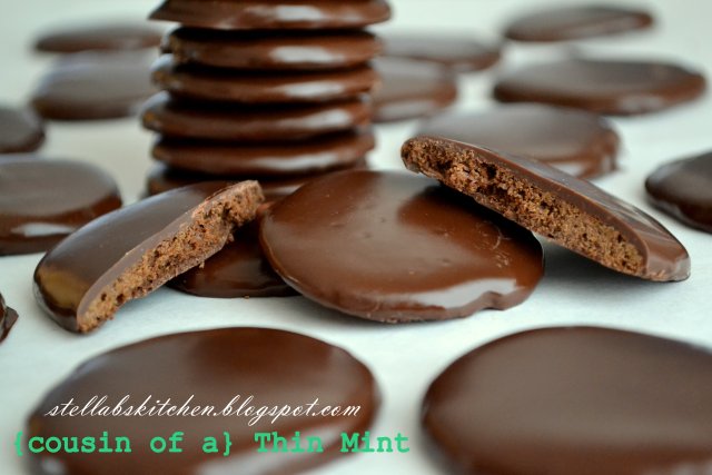Мятно-шоколадное печенье