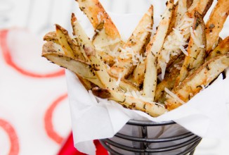 Полезный запеченный картофель в пармезане