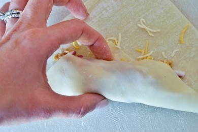 Конвертики тако - приготовление