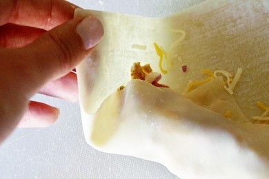 Конвертики тако - приготовление