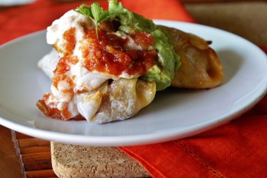 Конвертики тако - приготовление