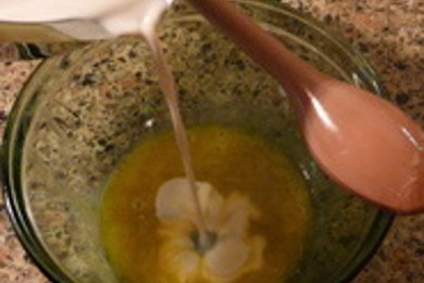 Медово-лавандовое мороженное - приготовление