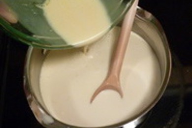 Медово-лавандовое мороженное - приготовление