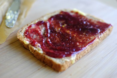 Медовые тосты с манго - приготовление