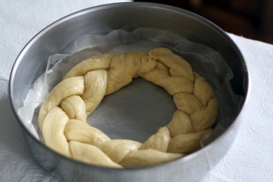 Греческий пасхальный хлеб - приготовление