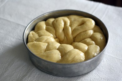 Греческий пасхальный хлеб - приготовление