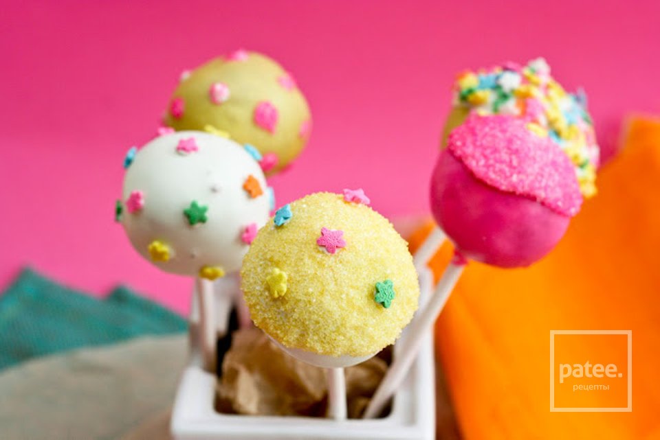 Пасхальные бисквитные чупа-чупсы - Шаг 17