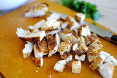 Паста с куриными грудками в каджунском соусе - приготовление