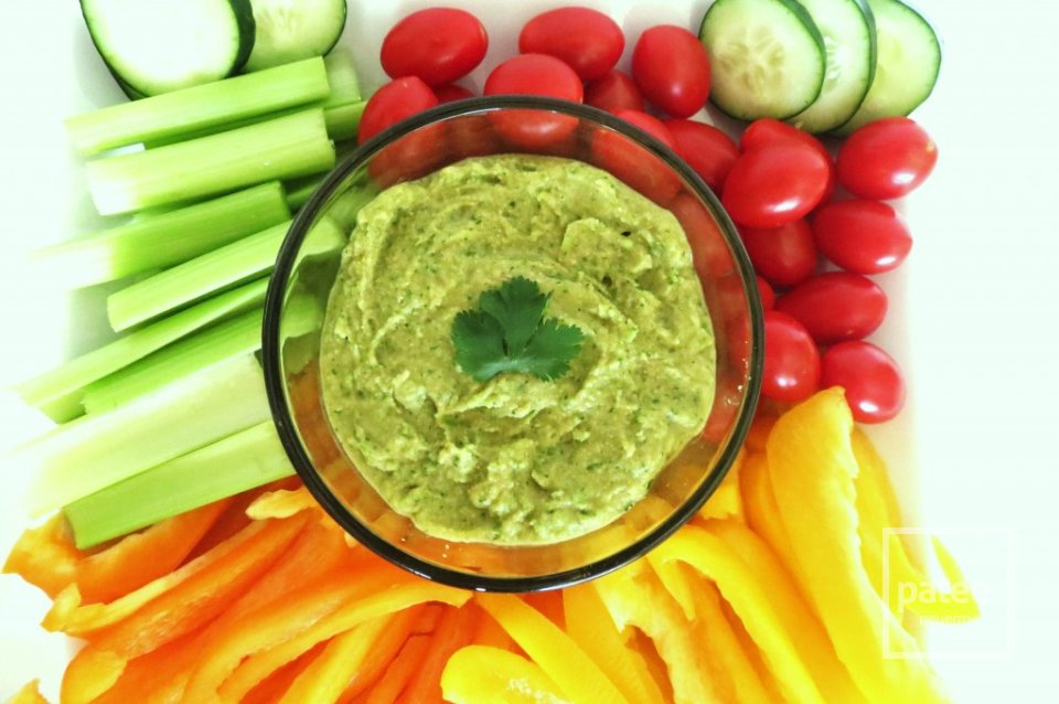 Соус хумус с кинзой и халапеньо - Шаг 4