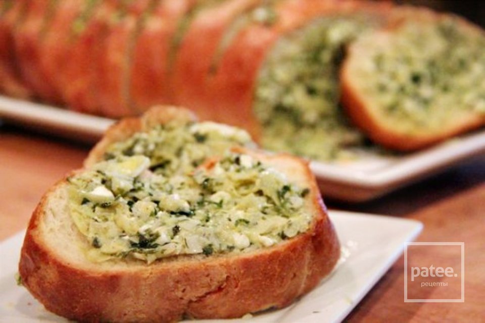 Хлеб с начинкой из артишоков, феты и чеснока - Шаг 7