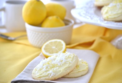 Рецепт Сахарное печенье с лимонной глазурью