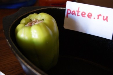 Фаршированный перец - приготовление