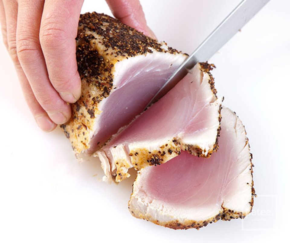 Тунец с рисом и горчицей васаби - Шаг 3