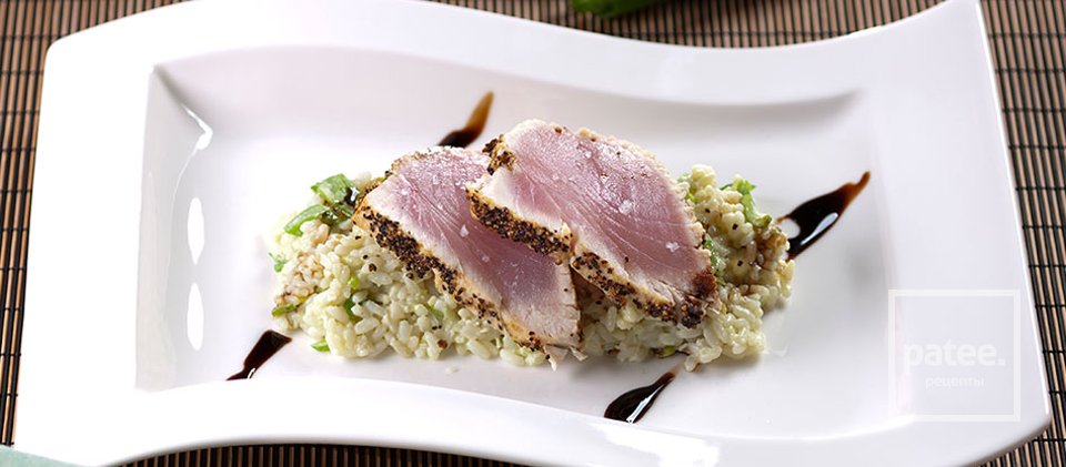 Тунец с рисом и горчицей васаби - Шаг 5