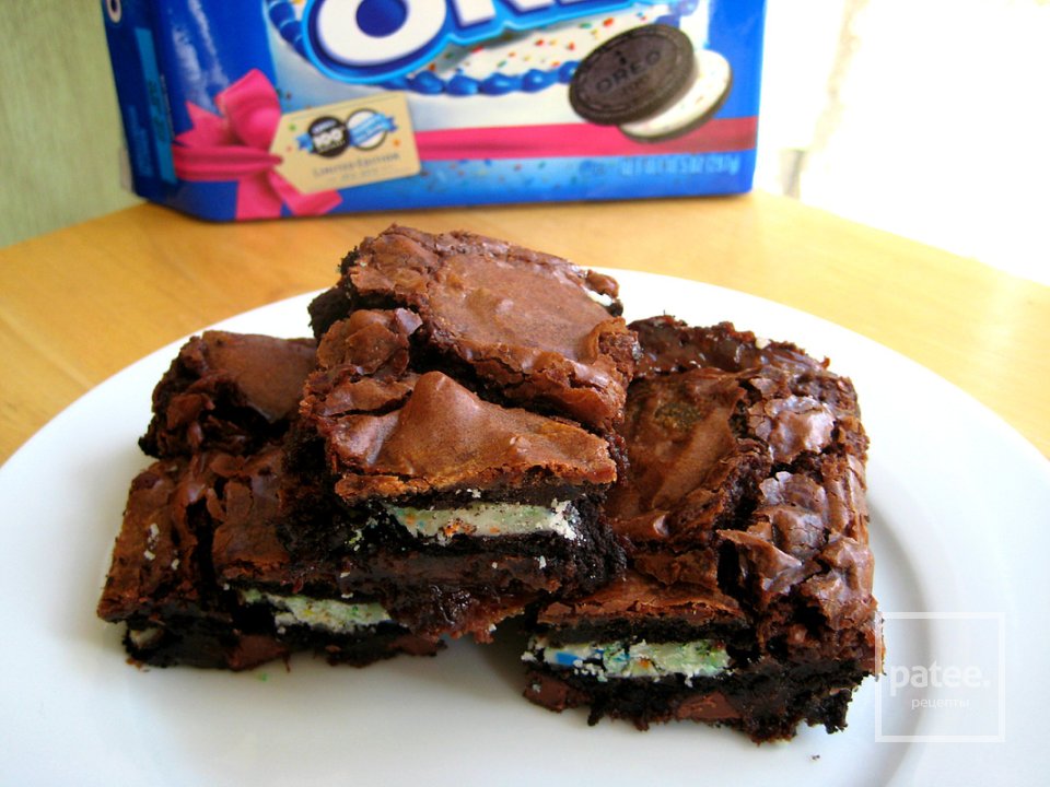 Шоколадные пирожные с орехами - Шаг 6