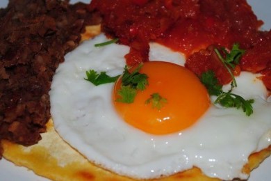 Рецепт Завтрак аля Мексика