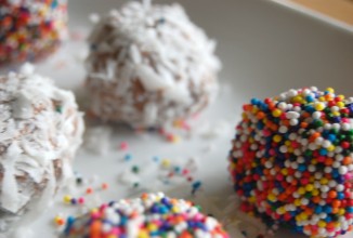 Шоколадно-арахисовые трюфели