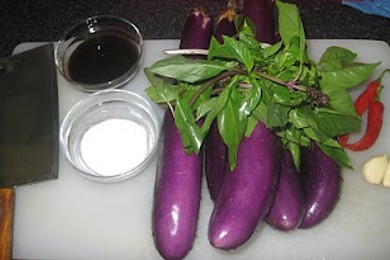 Баклажаны с базиликом - приготовление