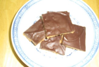 Шоколадно-карамельная плитка