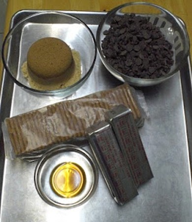 Шоколадно-карамельная плитка - Шаг 1