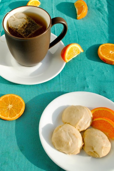 Рецепт Апельсиновое печенье с имбирем