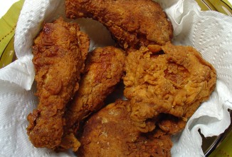 Очень хрустящая жареная курочка