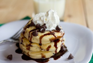 Блины с шоколадной стружкой