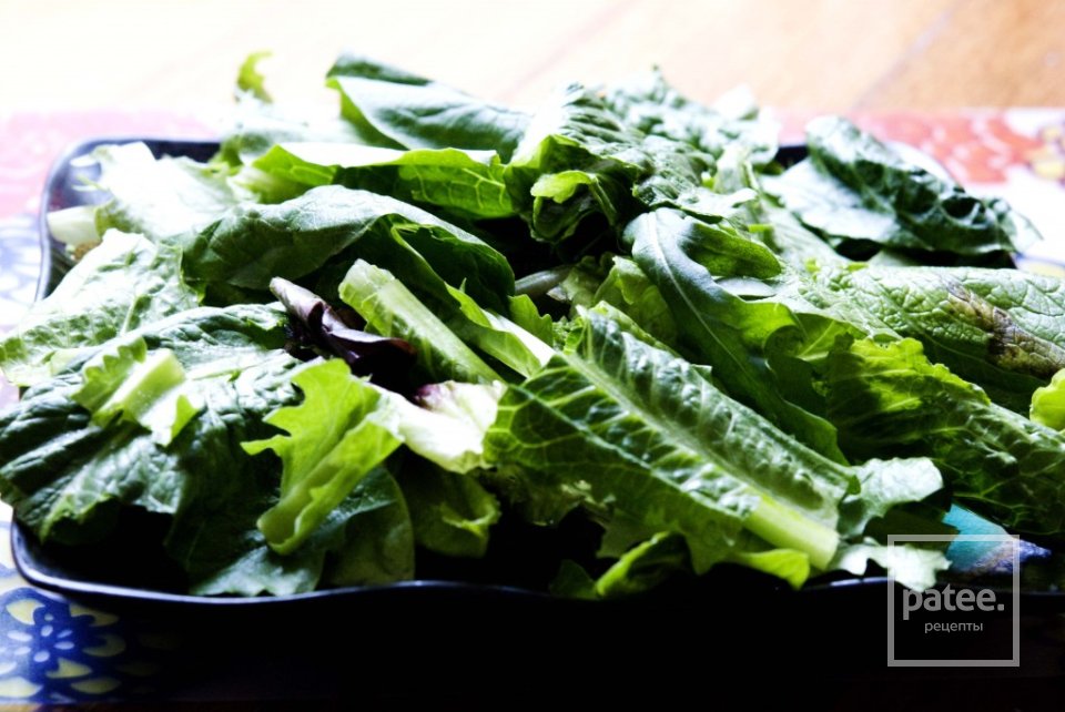 Летний салат с манго и курицей-гриль - Шаг 6