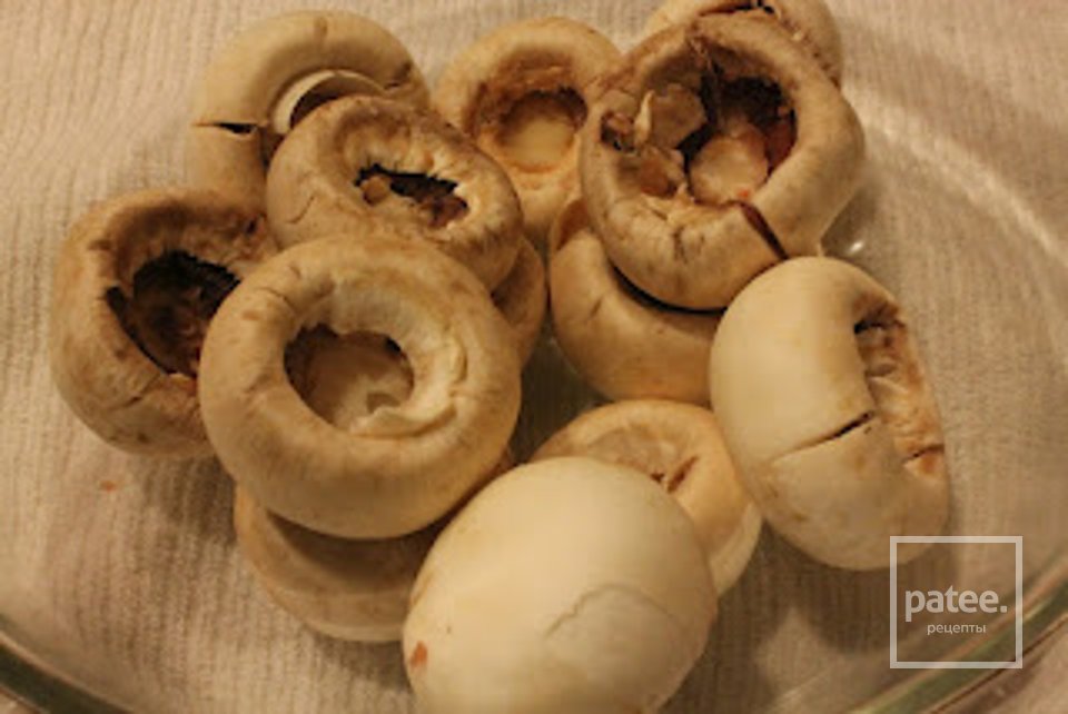 Начиненные шампиньоны - Шаг 4