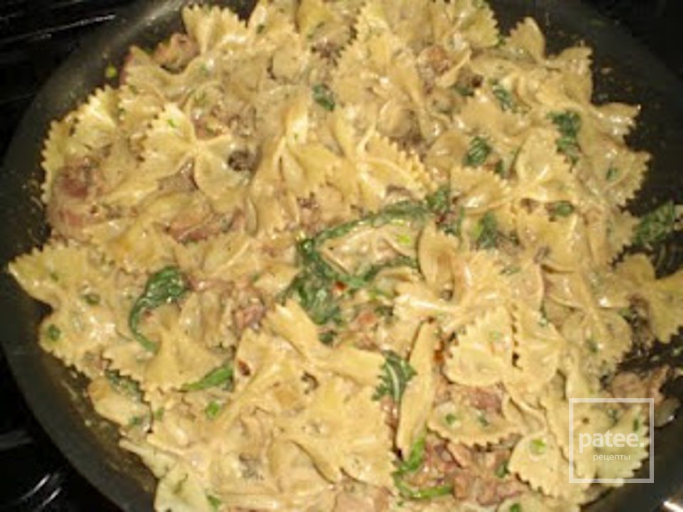 Паста с беконом и вялеными помидорами - Шаг 11