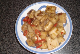 Рисовая лапша в устричном соусе