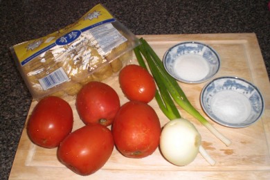 Тофу, тушеный в томатном соусе - приготовление