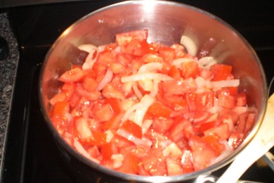 Тофу, тушеный в томатном соусе - приготовление