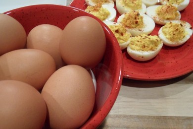 Яйца с карри и греческим йогуртом - приготовление