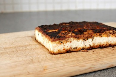 Хрустящий зажаренный тофу - приготовление