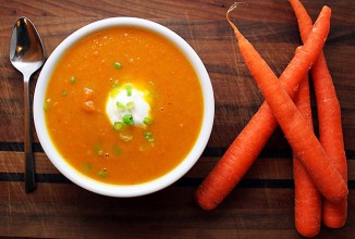 Морковный суп со специями