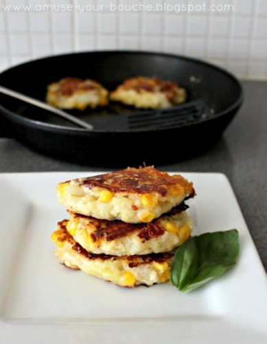 Картофельные оладьи с сыром фета - Шаг 7