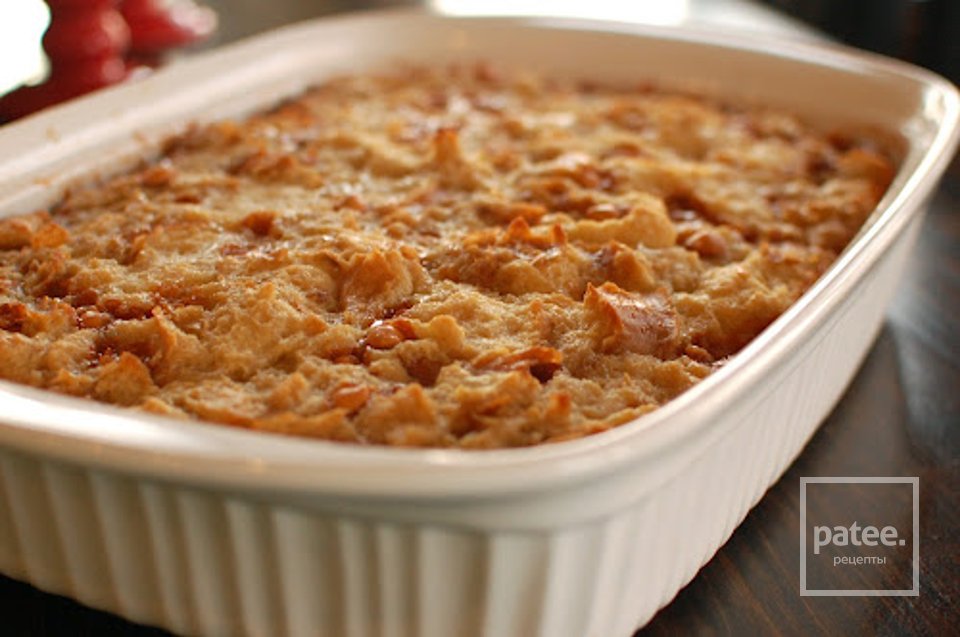 Хлебный пуддинг с ирисками - Шаг 4