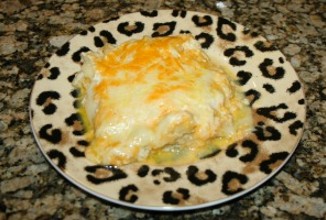 Лазанья с курицей и соусом Ранч