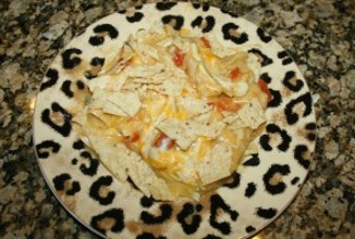 Запеканка с тортильей с курицей