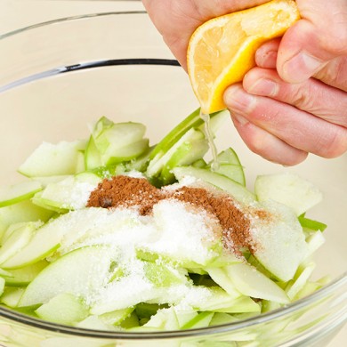 Рисовая запеканка с яблоками и белковым кремом - Шаг 3