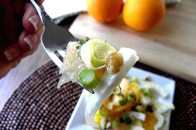 Цитрусовый салат с фенхелем - приготовление