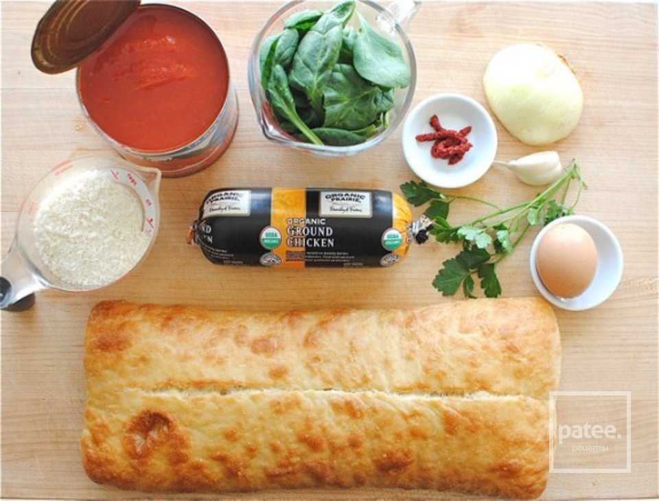 Сэндвичи с куриными фрикадельками - Шаг 1