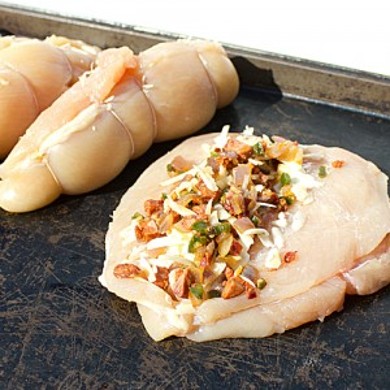 Фаршированная сыром куриная грудка на гриле - Шаг 3