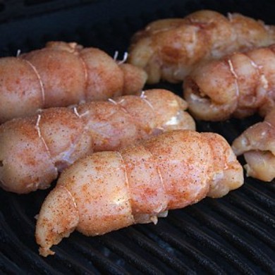 Фаршированная сыром куриная грудка на гриле - Шаг 5