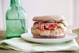 Постный греческий бутерброд с индейкой